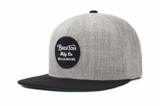 Brixton Mens Wheeler Medium Profile Snapback Hat