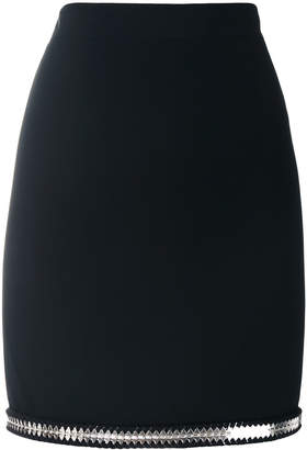 DSQUARED2 coin-trimmed mini skirt
