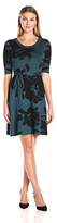 Thumbnail for your product : Gabby Skye Women's a-Line Floral Printed Sweater Dress