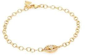 Temple St. Clair Women's Evil Eye Diamond& 18K Yellow Gold Bracelet - Gold