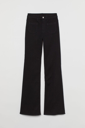 Buy HM Women Brown Solid Cotton Twill Trousers online  Looksgudin