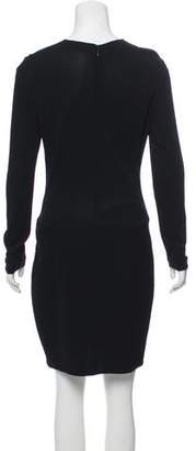 Donna Karan Long Sleeve Mini Dress