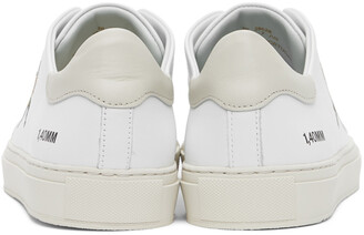 Axel Arigato SSENSE Exclusive White & Pink Birds Clean 90 Sneakers