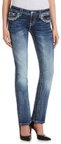 Thumbnail for your product : Miss Me Colorful-Pocket Straight-Leg Jeans