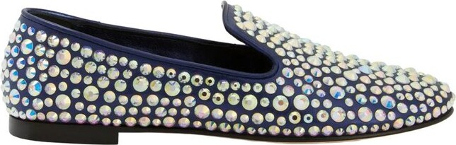 Giuseppe Zanotti Evangeline Crystal Loafers