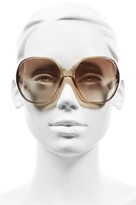 Thumbnail for your product : Chloé Women's Misha 59Mm Gradient Round Retro Sunglasses - Gradient Black
