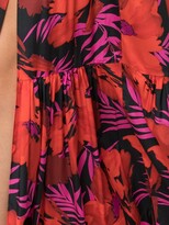 Thumbnail for your product : Veronica Beard Serence Poppy-print maxi skirt
