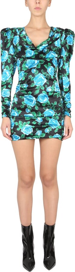 MM6 MAISON MARGIELA Trompe L'oeil Pleated Mini Dress - ShopStyle