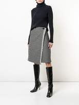 Thumbnail for your product : Schumacher Dorothee checkered wrap skirt