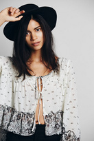 Thumbnail for your product : Free People Border Print Tie Front Top