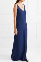 Thumbnail for your product : STAUD Zoe Crepe De Chine Maxi Dress - Navy