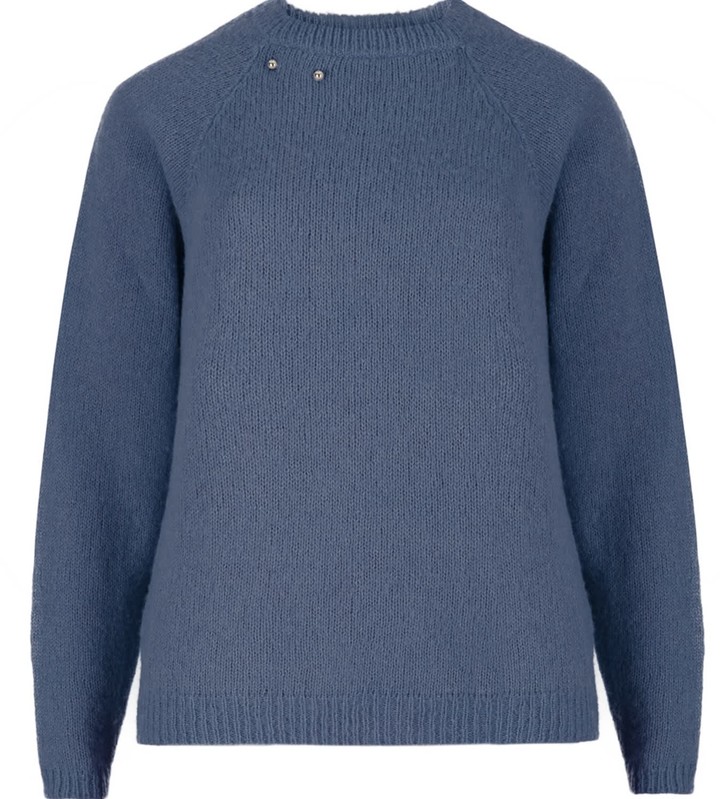Nove Alpaca and Silk-Blend Sweater - Denim Blue - ShopStyle Knitwear