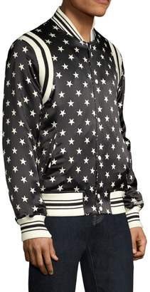 Ovadia & Sons Star Silk Bomber Jacket