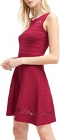Thumbnail for your product : French Connection Crepe Knit Fit Flare Dress
