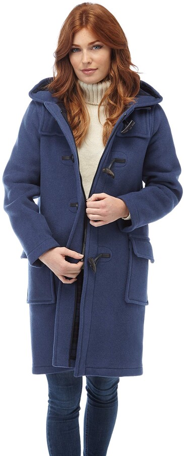 royal blue bubble coat