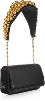 Thumbnail for your product : Christian Louboutin Artemis bell-embellished leather shoulder bag