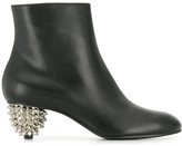 Thumbnail for your product : Alexander McQueen Spiked Heel Ankle Boots