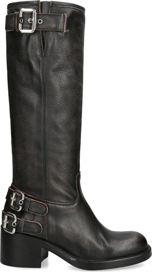 Chloé Leather Dakota Boots 60