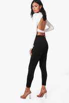 Thumbnail for your product : boohoo Skinny Stretch Scuba Trousers