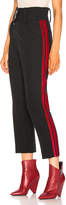 Thumbnail for your product : Petar Petrov Hanne Trouser in Black & Red | FWRD