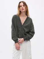 Thumbnail for your product : Gap Vintage Soft Cropped Sweatshirt Cardigan