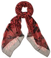 Thumbnail for your product : Alexander McQueen Patchwork Print Silk Chiffon Scarf