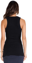 Thumbnail for your product : James Perse Cashmere Rib Double Layer Tank