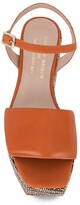 Thumbnail for your product : Madison.Maison Woven Leather 50mm Wedges