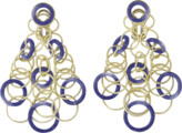 Thumbnail for your product : Buccellati Hawaii Lapis Circle Earrings in 18K Gold