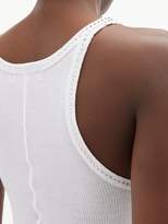 Thumbnail for your product : RE/DONE X The Attico Crystal-embellished Tank Top - Womens - White