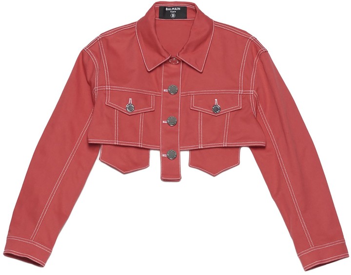 balmain cropped jacket
