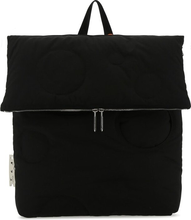 Off-White Meteor Padded Logo Tag Detailed Backpack