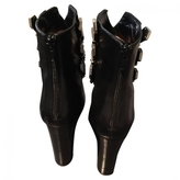 Thumbnail for your product : Christian Louboutin Black Leather Ankle boots
