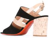 Thumbnail for your product : Barbara Bui cut-out detail sling-back sandals