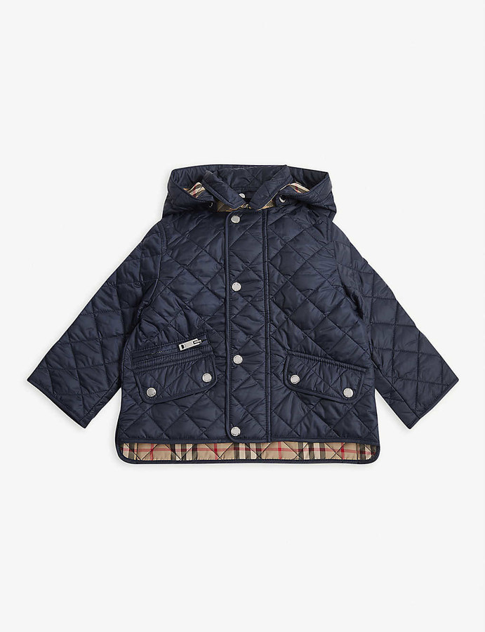 burberry girls quilted jacket