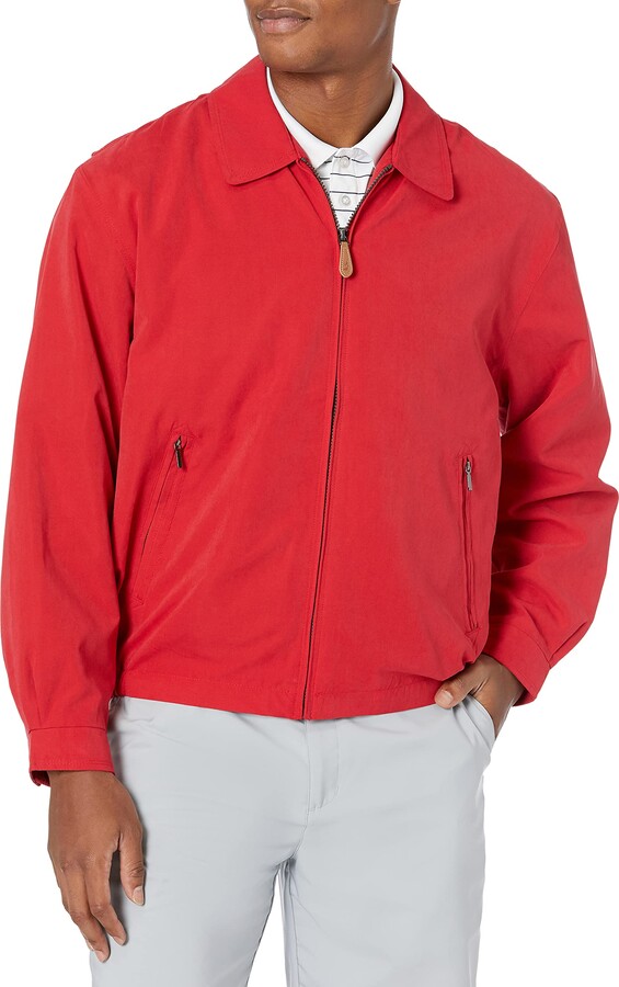 london fog men's bern long car coat with bib