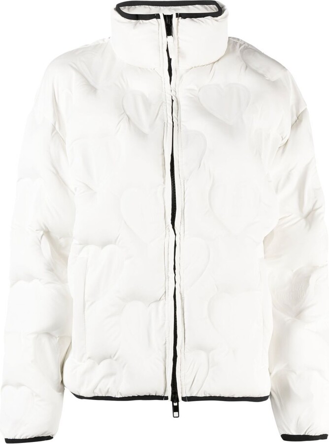 Love Moschino HeartQuilted Puffer Jacket ShopStyle