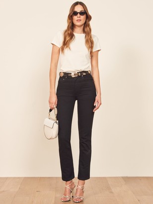 reformation black jeans