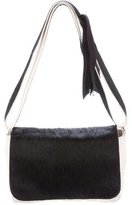 Thumbnail for your product : Clare Vivier Ponyhair-Trimmed Shoulder Bag