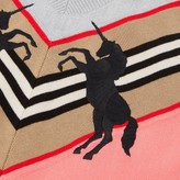 Thumbnail for your product : Burberry Unicorn Embroidered Technical Wool Sweater