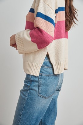 Velvet by Graham & Spencer Madeline Cotton Stripe Sweater