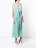 Thumbnail for your product : Carolina Herrera dotted print midi dress