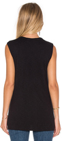 Thumbnail for your product : Wilt Slub Cutout Front Muscle Tank