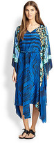 Thumbnail for your product : Gottex Swim Emerald Boa Tied Silk Caftan