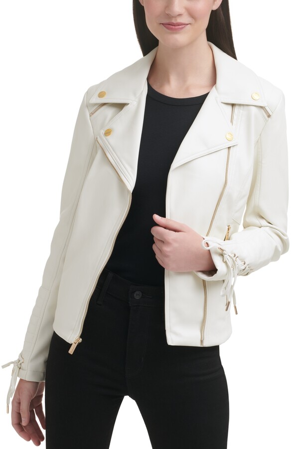 ivory moto jacket