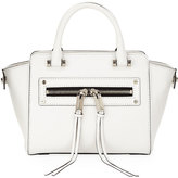 Thumbnail for your product : Milly Riley Goatskin Crossbody Tote Bag, White