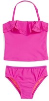 Thumbnail for your product : Jessica Simpson Ruffle Two-Piece Tankini Swimsuit (Toddler Girls & Little Girls)