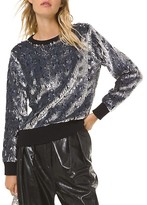 Thumbnail for your product : MICHAEL Michael Kors Sequin Cable Knit Sweater