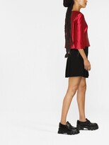 Thumbnail for your product : Alberta Ferretti Dart-Detail Cropped Jacket