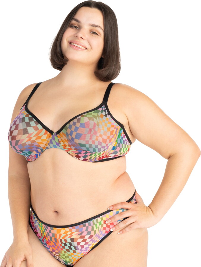 Parade Mesh Underwire Set, Sizes XS to 3XL